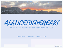 Tablet Screenshot of alancetotheheart.org